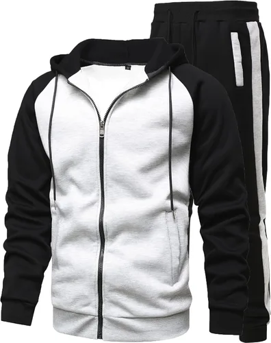 GXAMOY Conjunto deportivo de 2 piezas para hombre, con cordón en la cintura