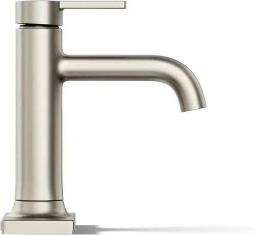 Miniatura 6 de KOHLER K-28126-4K-BN Venza® - Grifo de lavabo de baño con mango único, instalación de 1 orificio con drenaje clicker, 1.0 GPM, níquel cepillado