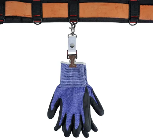 Miniatura 8 de MELOTOUGH Clip para guantes de golf, clips para cinturón con pinzas de cocodrilo para guantes de trabajo, guantes de construcción, accesorios