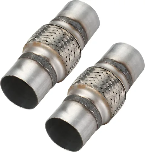 Miniatura 15 de Tubo flexible de escape, tubo flexible de escape resistente de acero inoxidable de 2 x 4 pulgadas, tubo flexible de escape de doble trenza, longitud