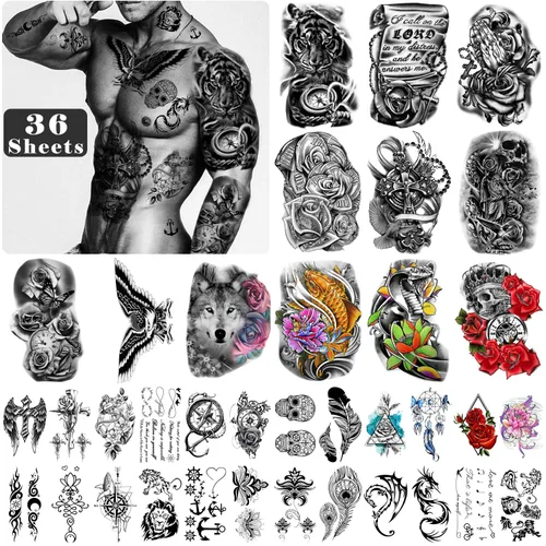 Miniatura 11 de 12 tatuajes temporales morados que brillan en la oscuridad, tatuajes falsos de baile para cosplay, Halloween, festival de música, maquillaje