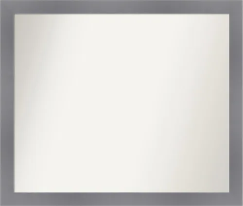 Miniatura 401 de Amanti Art Espejo personalizado, espejo de baño gris plomo a rayas, espejo de pared o espejo de tocador de baño sobre el fregadero