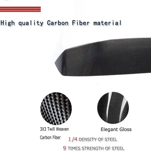 Miniatura 3 de JCSPORTLINE, alerón para techo trasero, fibra de carbono