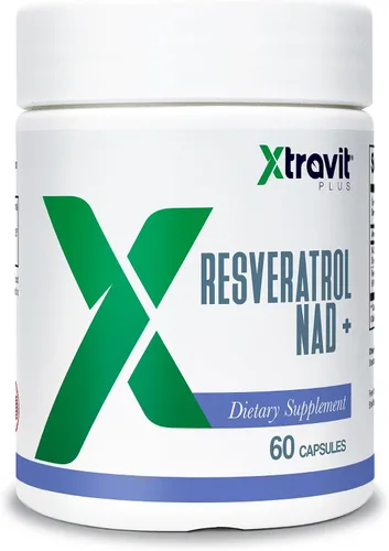 Resveratrol NAD + Suplemento – Suplementos de refuerzo de la longevidad pura para hombres y mujeres – Puede apoyar el envejecimiento saludable, la