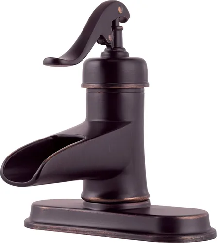 Miniatura 2 de Pfister LF042YP0U Ashfield Grifo monocomando de 4" para baño en bronce rústico, LF-M42-YPYY Bronce toscano