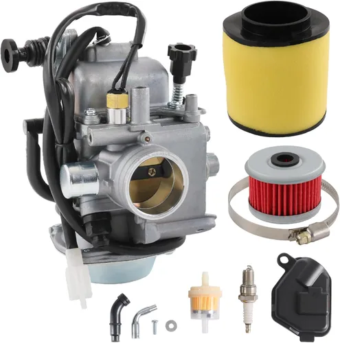 Carburador compatible con Honda TRX350ES/FE/FM/TE/TM Rancher 2000-2006, TRX450FE/FM/ES/S Foreman 1998-2004, TRX350/300FW Fourtrax