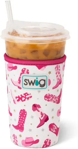 Miniatura 29 de Funda Swig Life para taza de café helado pequeña, funda estándar de 22oz para taza de café helado con asa, funda aislante de neopreno para mantener