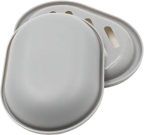 Miniatura 6 de Topsky - Juego de 4 jaboneras con escurridor, soporte para jabón, ahorro de jabón, fácil limpieza, secado, evita que el jabón se ablande (Gris)