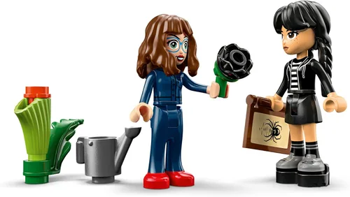 Miniatura 5 de LEGO Wednesday - Juguete de construcción de flores de dalia negra, juego de simulación para niñas y niños, a partir de 9 años, con Minidolls