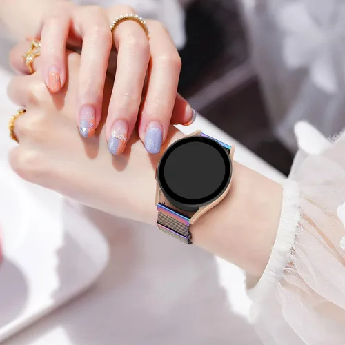 Miniatura 5 de Meliya Correa de metal compatible con Samsung Galaxy Watch 6 - 1.575 pulgadas, 1.732 pulgadas, 1.772 pulgadas, 1.772 pulgadas, correa de repuesto