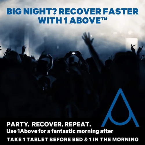 Miniatura 9 de 1Above Jet Lag Relief Tablets - Multivitamínico efervescente con sabor a bayas con Pycnogenol Suplemento de viaje para hidratación, energía, apoyo