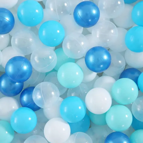 Miniatura 17 de Bolas de pozo de bolas Realhaha 50 100 200 500 Bolas de juego de plástico para bebés, niñas, niños pequeños, tienda de campaña, piscina, sala