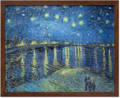 Miniatura 20 de Poster Master Póster clásico de Van Gogh, impresión impresionista vintage, regalo para artista, pintor, autorretrato, sombrero de paja, dibujo