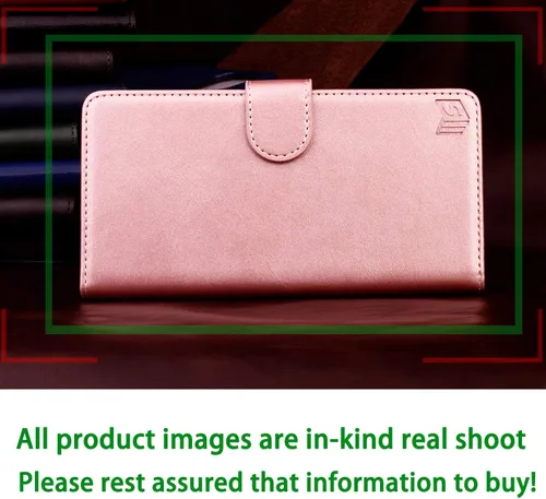 Miniatura 5 de SUANPOT Funda de piel tipo cartera para iPhone XR 6.1 (no XS 5.8 pulgadas, XS Max 6.7 pulgadas) con bloqueo RFID, tarjetero de crédito, funda de Oro