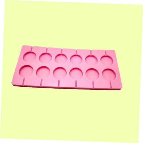 Miniatura 5 de Ciieeo Moldes redondos para piruletas de 12 capacidades, kit de moldes para Halloween, Navidad, caramelo duro, chocolate, chocolate de Navidad