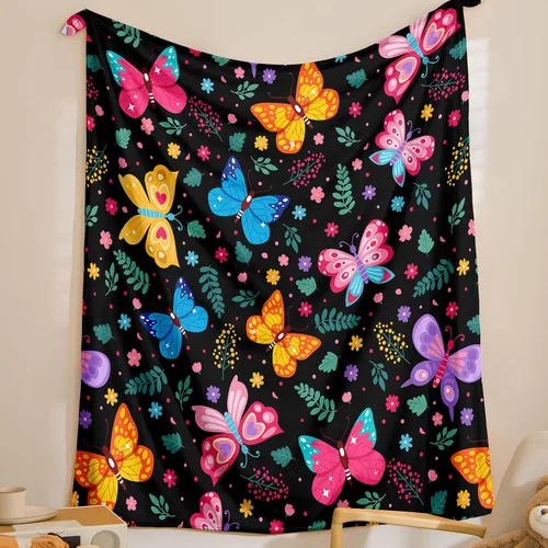 Miniatura 22 de Bedorm Manta de franela de forro polar con diseño de bandera estadounidense, diseño de bandera de Estados Unidos, diseño de camuflaje de bosque, 60