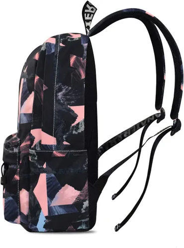 Miniatura 3 de YANAIER Elegante mochila para laptop, mochila de viaje, triángulo negro