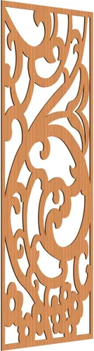 Miniatura 34 de Bridgewater - Paneles de pared decorativos de madera con calado, 9 3/8 pulgadas de ancho x 24 3/8 pulgadas de alto x 1/4 de alto, nogal