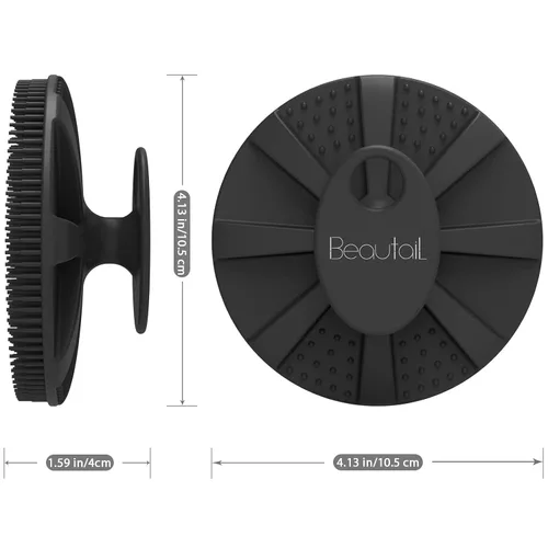 Miniatura 7 de Cepillo corporal de silicona, BEAUTAIL cepillo de ducha y baño, más higiénico que la esponja vegetal tradicional, hace espuma adecuadamente