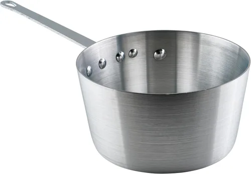 Winco Sartén profesional de aluminio cónico de alta resistencia, 3mm, 4.25 cuartos de galón