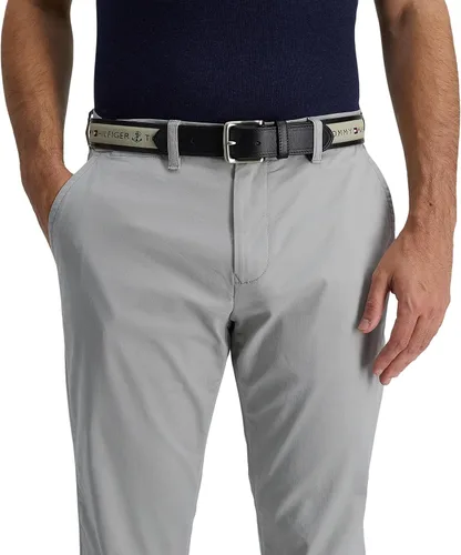 Miniatura 6 de Tommy Hilfiger Men's Fabric Inlay Casual Belt with Classic Harness Buckle