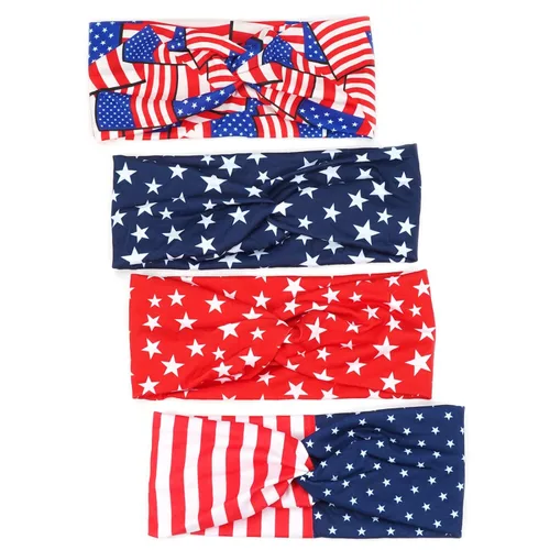 Miniatura 33 de Ardorchid Bandana Diadema de Bandera Americana Roja Blanca y Azul Diademas Patrióticas de EE.UU. para Hombres y Mujeres Bufanda de Cuello y Cara