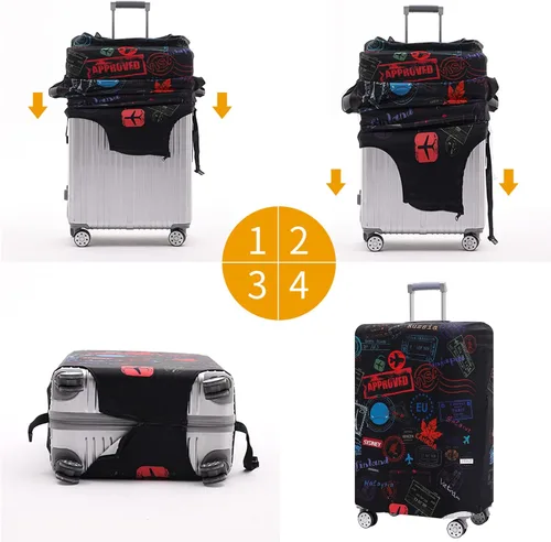 Miniatura 3 de Travelkin - Funda lavable para proteger contra rayones para maletas de 18-32 pulgadas