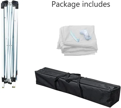 Miniatura 3 de Tiendas de campaña plegables de 8 x 8 pies para fiestas, plegables, ligeras, portátiles, fáciles de instalar para una persona, refugio de cenador