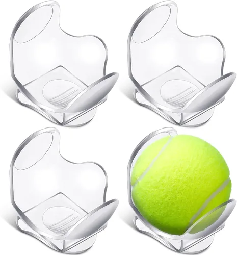 Soulchen 3 piezas de tenis para pelota de tenis, soporte de clip de cintura, bolsillo de bola, soporte de clip de cintura ABS, equipo deportivo para