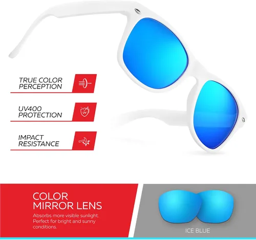 Miniatura 191 de Retro Rewind Lentes de sol para niños y niñas de 3 a 12 años, inastillables, UV400, lentes de sol para niños pequeños