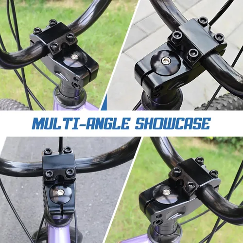 Miniatura 3 de Vástago de bicicleta para bicicleta BMX aleación de aluminio engranaje fijo vástago de bicicleta