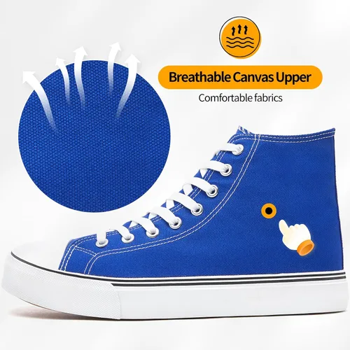 Miniatura 60 de ZGR Tenis de lona para hombre, con cordones, clásicos, casuales, para caminar