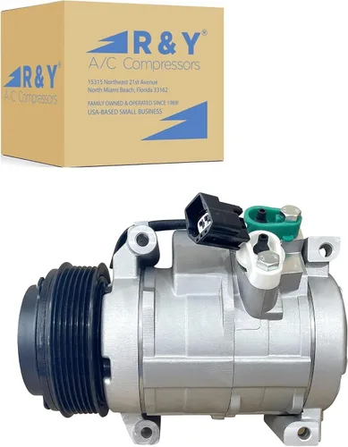 RYC - Nuevo compresor de aire acondicionado automotriz AEH313-01 (se adapta a GMC Acadia 3.6L 2007-2012; se adapta a Buick Enclave 3.6L 2008-2012;