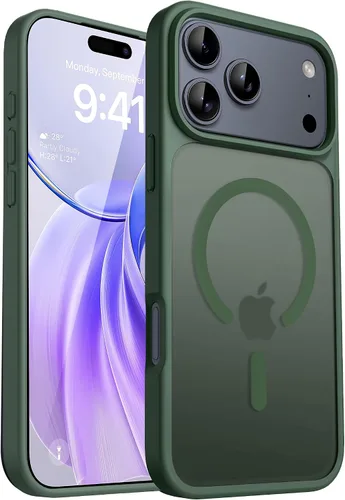 Miniatura 85 de CACOE Funda magnética para iPhone 12 y iPhone 12 Pro de 6.1 pulgadas - Compatible con MagSafe y soporte magnético para teléfono en el automóvil,