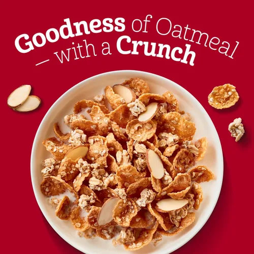 Miniatura 3 de Oatmeal Crisp Cereal saludable para el corazón, cereal alto en fibra hecho con grano entero, 19.7 onzas