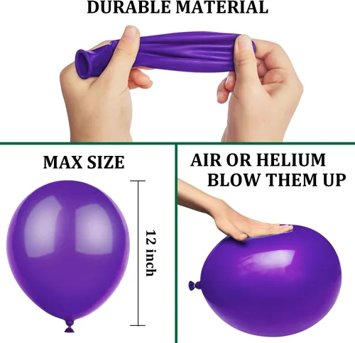 Miniatura 4 de 50 Piezas Globos de Halloween de 12 Pulgadas Naranja Negro Morado Verde Globos de Confeti para Halloween Fiesta de Dulce o Truco Fiesta Fantasma