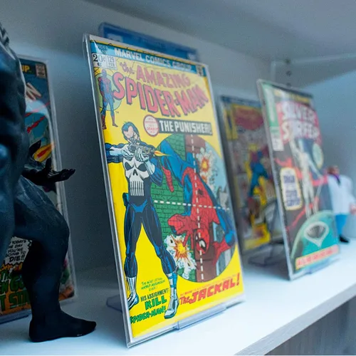 Miniatura 4 de CollectorMount Soporte para cómic, 3 unidades, soporte para cómics o exhibición de montaje en pared, invisible y ajustable