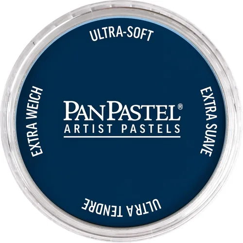 PanPastel Pasteles de Artista por GOLDEN, Tono Azul Ftalo, 2.44" / 62mm Diámetro de Pan, Pasteles de Artista Profesionales, Formato de Pan Único