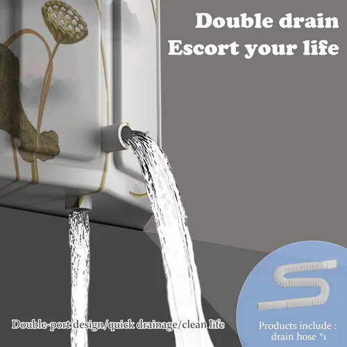 Miniatura 7 de Bañera portátil para adultos, bañera plegable para spa caliente y baño de hielo, bañera plegable pequeña para baño, bañera portátil aislada de 6 loto