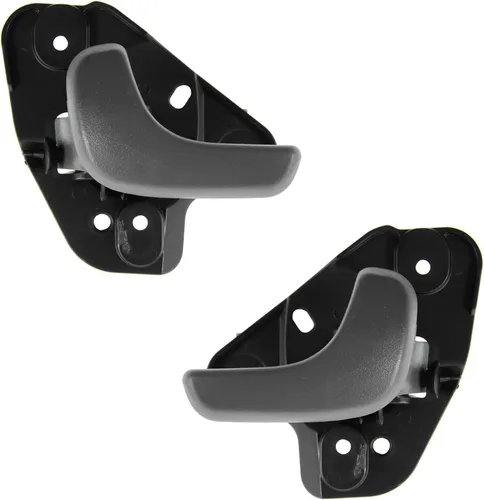 Miniatura 24 de TRQ Juego de 2 manijas de puerta interior trasera cromada y cachemira para Chevy GMC