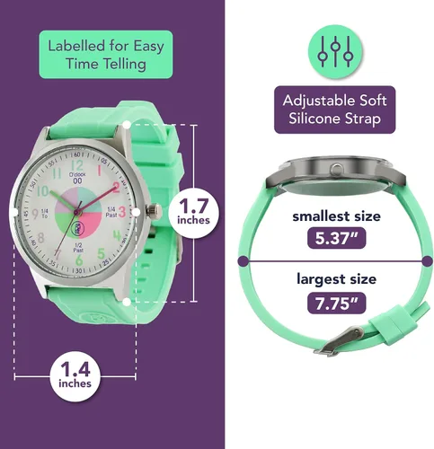 Miniatura 4 de OWLCONIC Analog Kids Watch - Girls & Boys Watches Ages 7-12 - Kids Analog Watch - Telling Time Teaching Tool - Gift Watches for Girls and Boys