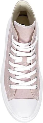 Miniatura 6 de Converse Chuck Taylor All Star - Tenis unisex con plataforma alta color malva piedrarosablanco