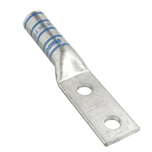Miniatura 5 de Panduit LCC1-56B-E Conductor de Código Conductor de Cobre de Compresión LCC1-56B-E, 2 agujeros, #1 AWG, Perno de 5/16 pulgadas, Espacio entre