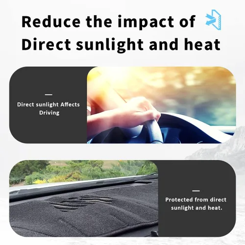 Miniatura 3 de auovo Cubierta de salpicadero compatible con Toyota Camry 2012-2017, accesorios protector de sombrilla antideslizante cubierta de alfombra