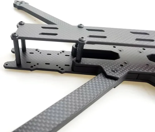 Miniatura 3 de QWinOut XL10 V6 16.535 in distancia entre ejes Kit de marco RC Rack 10 pulgadas para DIY Racer Drone (sin impresión 3D)