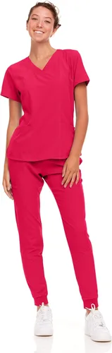 Miniatura 13 de Natural Uniforms Conjunto de ropa quirúrgica elástica para mujer con tallas regulares y pequeñas