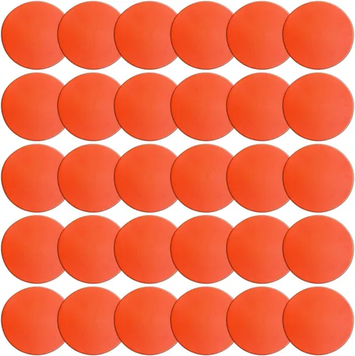 Miniatura 22 de Marcadores de punto de polietileno de 9 pulgadas, de goma antideslizante, marcadores de entrenamiento de agilidad, puntos de piso, conos de campo