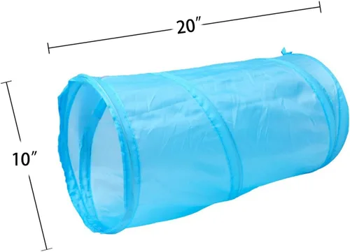 Miniatura 3 de iCAGY Túnel interactivo para gatos de interior, juguetes de túnel de conejo, juguetes para mascotas, túneles de juego para gatos, gatitos, conejos