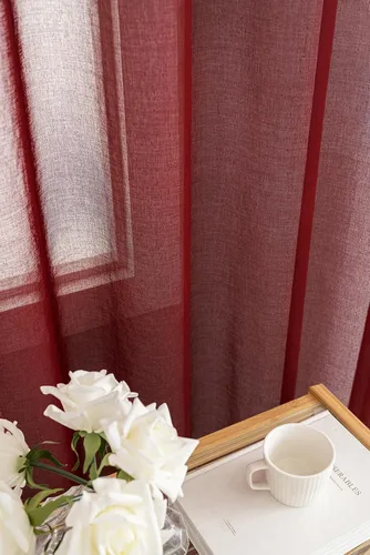 Miniatura 104 de Cortinas para ventana cortinas blancas traslúcidas de 90 pulgadas de largo, 2 paneles de cortinas de tul, paneles de ventana para cortinas de Blanco