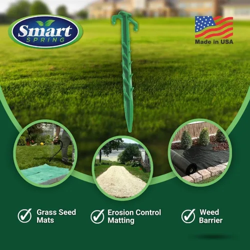 Miniatura 3 de Estacas de jardín resistentes de 6 pulgadas fabricadas en Estados Unidos. Potencia de sujeción más fuerte frente a las estacas de metal